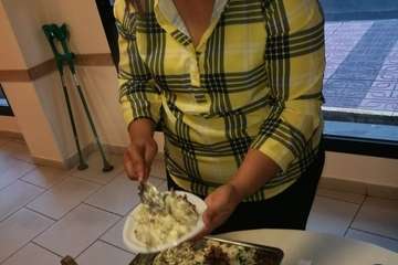 Cena en El Roque Azucarero para despedir el taller de Cocina (Foto TA)