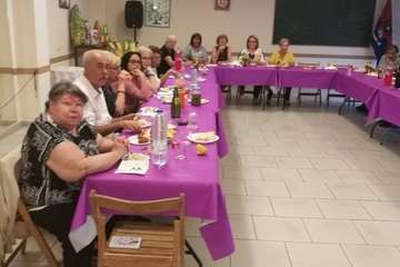 Cena en El Roque Azucarero para despedir el taller de Cocina (Foto TA)