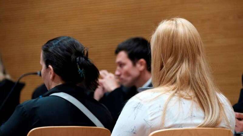 La procesada, este lunes en la primera sesión del juicio (Foto EFE)