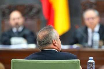 Juicio contra el magistrado Salvador Alba (Foto TA y EFE)