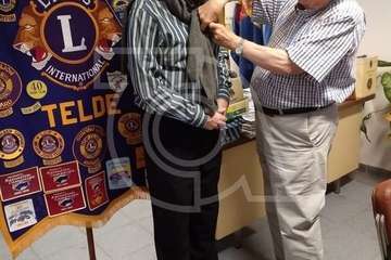 El Club de Leones de Telde condecora a Francisco Artiles y Manuel Sánchez (Foto TA)