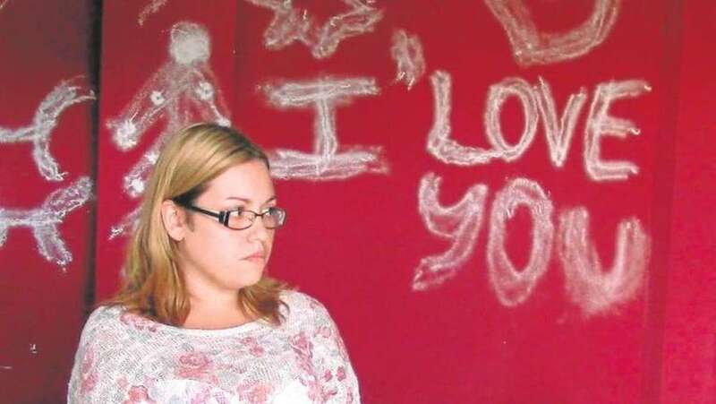 Sira María Quevedo, durante la reconstrucción del crimen (Foto Canarias7)