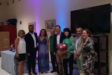 El pregonero de las fiestas de Marpequeña (Foto TA)