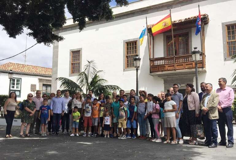 Los menores pasarán el verano en Telde (Foto TA)