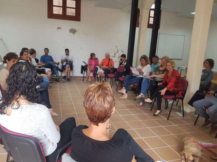 La reunión se celebró en la Casa de la Agricultura, en La Pardilla (Foto TA)