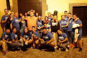 Un grupo de jóvenes que se preparan para ser líderes comunitarios â€˜encantaâ€™ a Los Gofiones (Foto TA)