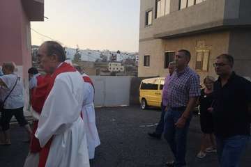 Misa y procesión en Lomo Cementerio por Santiago Apóstol (Foto TA)
