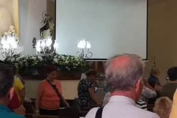 Misa y procesión en Lomo Cementerio por Santiago Apóstol (Foto TA)