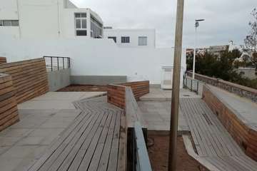 Limpieza de La Garita tras el festival juvenil (Foto TA)