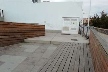 Limpieza de La Garita tras el festival juvenil (Foto TA)