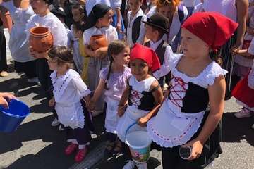 Undécima edición de la Traída Infantil del Agua en Lomo Magullo (Foto TA y Francisco Javier Santana)