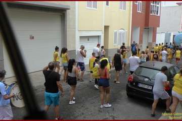 Remojón popular en Lomo Cementerio (Foto TF y TA)