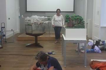 El guiño al cine de dos teldenses apasionadas de los Playmobil (Foto TA)