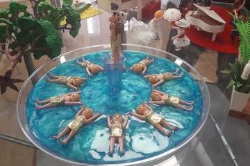 El guiño al cine de dos teldenses apasionadas de los Playmobil (Foto TA)