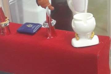 El guiño al cine de dos teldenses apasionadas de los Playmobil (Foto TA)