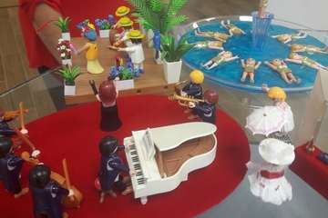 El guiño al cine de dos teldenses apasionadas de los Playmobil (Foto TA)