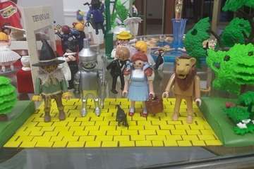 El guiño al cine de dos teldenses apasionadas de los Playmobil (Foto TA)