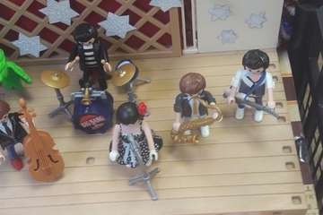 El guiño al cine de dos teldenses apasionadas de los Playmobil (Foto TA)