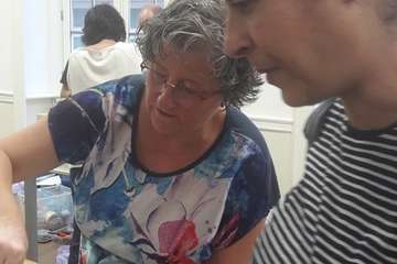 El guiño al cine de dos teldenses apasionadas de los Playmobil (Foto TA)