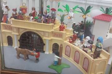 El guiño al cine de dos teldenses apasionadas de los Playmobil (Foto TA)