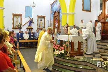 Procesión de la Virgen de Las Nieves en Lomo Magullo