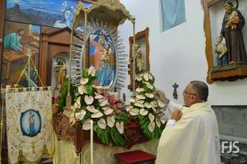 Procesión de la Virgen de Las Nieves en Lomo Magullo