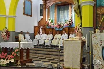 Procesión de la Virgen de Las Nieves en Lomo Magullo