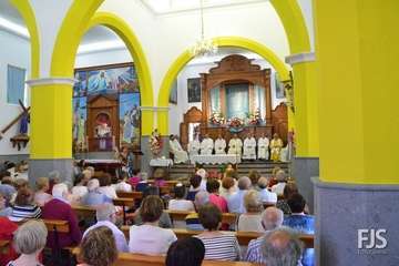 Procesión de la Virgen de Las Nieves en Lomo Magullo