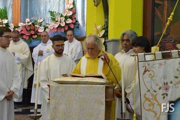 Procesión de la Virgen de Las Nieves en Lomo Magullo