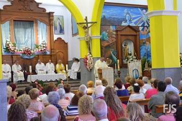 Procesión de la Virgen de Las Nieves en Lomo Magullo