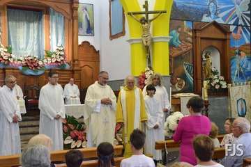 Procesión de la Virgen de Las Nieves en Lomo Magullo