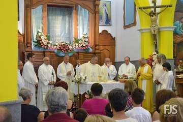 Procesión de la Virgen de Las Nieves en Lomo Magullo
