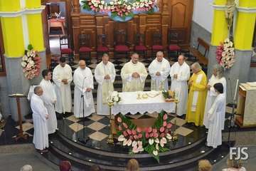 Procesión de la Virgen de Las Nieves en Lomo Magullo