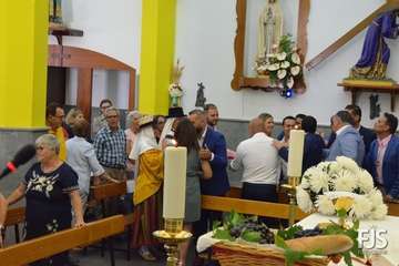 Procesión de la Virgen de Las Nieves en Lomo Magullo