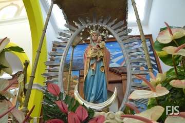 Procesión de la Virgen de Las Nieves en Lomo Magullo