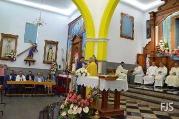 Procesión de la Virgen de Las Nieves en Lomo Magullo