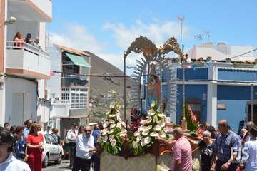 Procesión de la Virgen de Las Nieves en Lomo Magullo