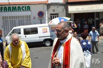 Procesión de la Virgen de Las Nieves en Lomo Magullo