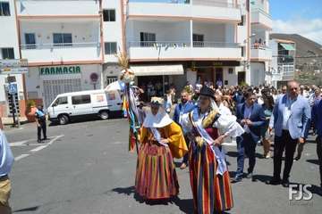 Procesión de la Virgen de Las Nieves en Lomo Magullo