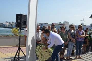 Homenaje en Telde a las víctimas del vuelo JK5022 (Foto TA)