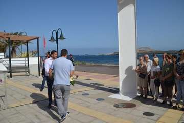 Homenaje en Telde a las víctimas del vuelo JK5022 (Foto TA)