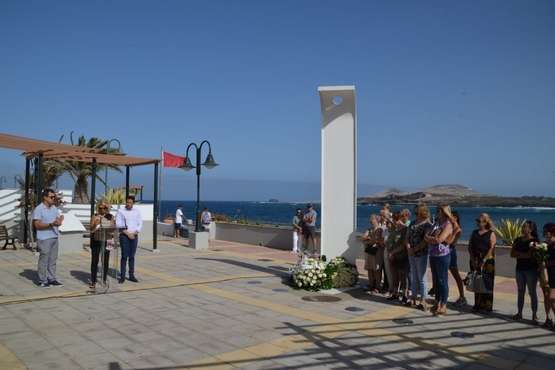Homenaje en Telde a las víctimas del vuelo JK5022 (Foto TA)