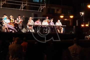 Pregón de las fiestas de Melenara (Foto Antonio Alí y Francisco Javier Santana)