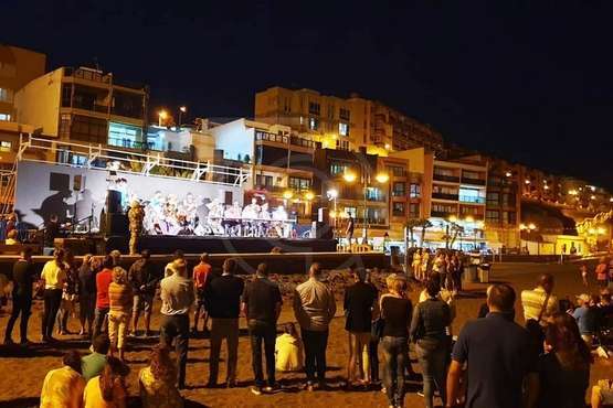 Pregón de las fiestas de Melenara (Foto Antonio Alí y Francisco Javier Santana)