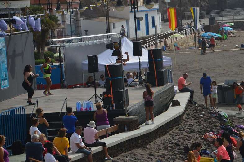 Escenario de las fiestas de Melenara (Foto TA)