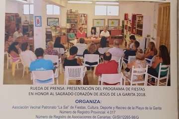 Presentación del programa festivo de La Garita 2019 (Foto Francisco Javier Santana)