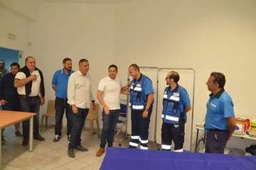 Torrente de luz y sonido en los fuegos de Melenara (Foto TA)