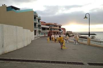 Torrente de luz y sonido en los fuegos de Melenara (Foto TA)