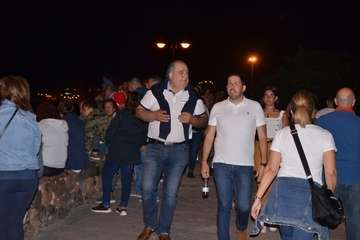 Torrente de luz y sonido en los fuegos de Melenara (Foto TA)