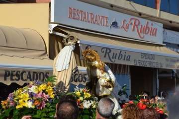 Procesión marítimo-terrestre de Melenara (Foto TA)